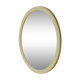 Oval off-white mirror, 38x30 cm