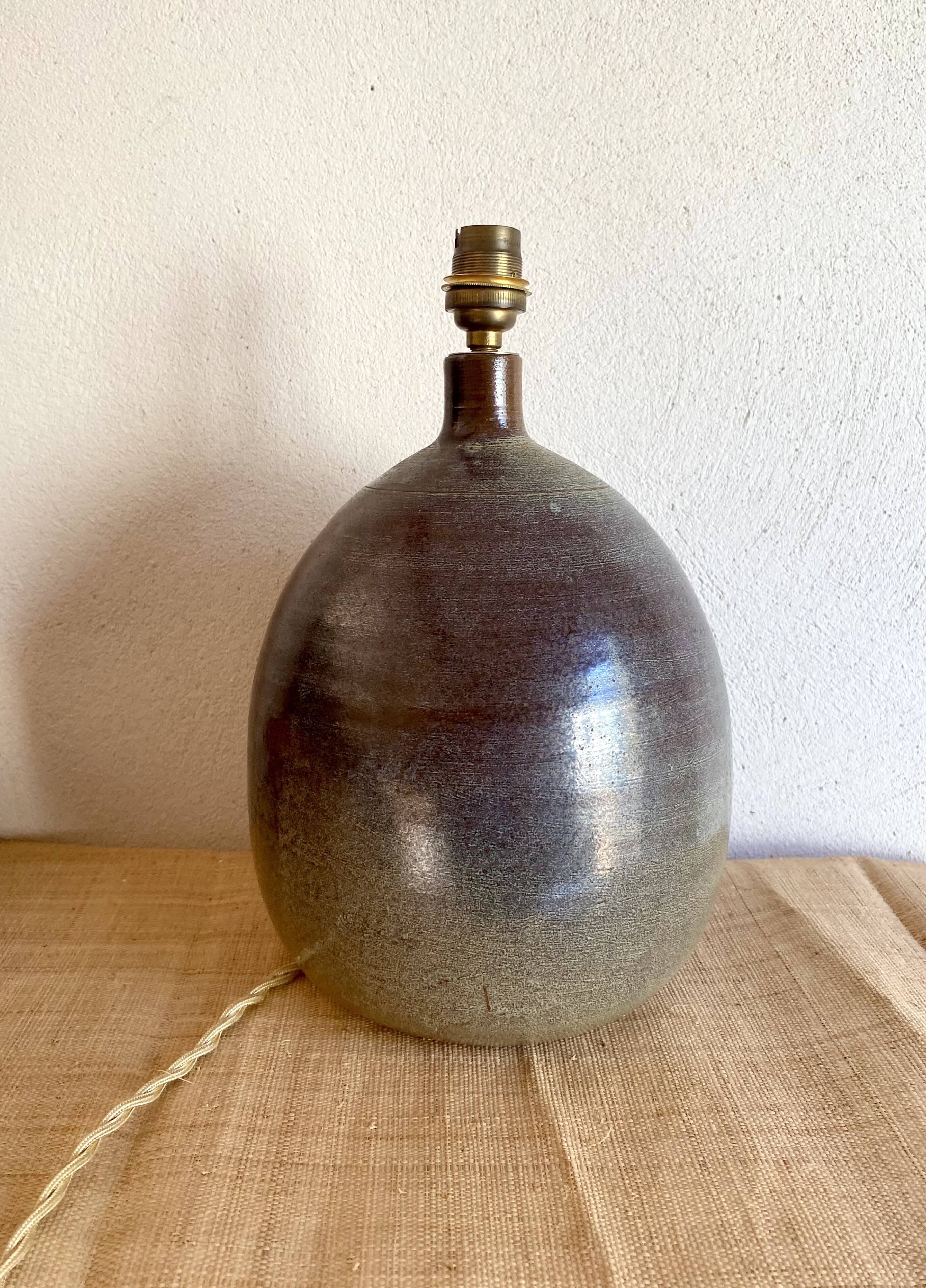 Ceramic lamp base, 2M new fabric cable.