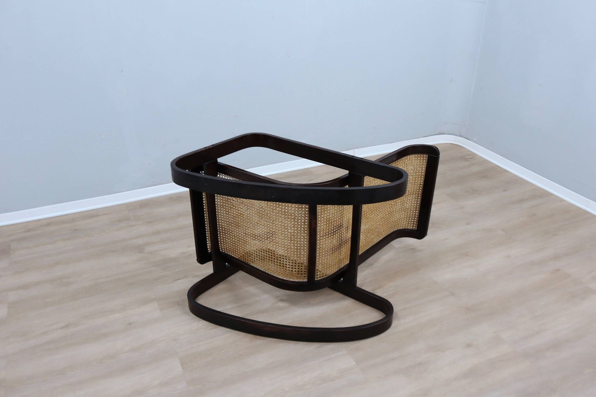 Vintage "DONDOLO" rocking chair Luigi Crassevig 1970s
