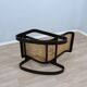 Vintage "DONDOLO" rocking chair Luigi Crassevig 1970s