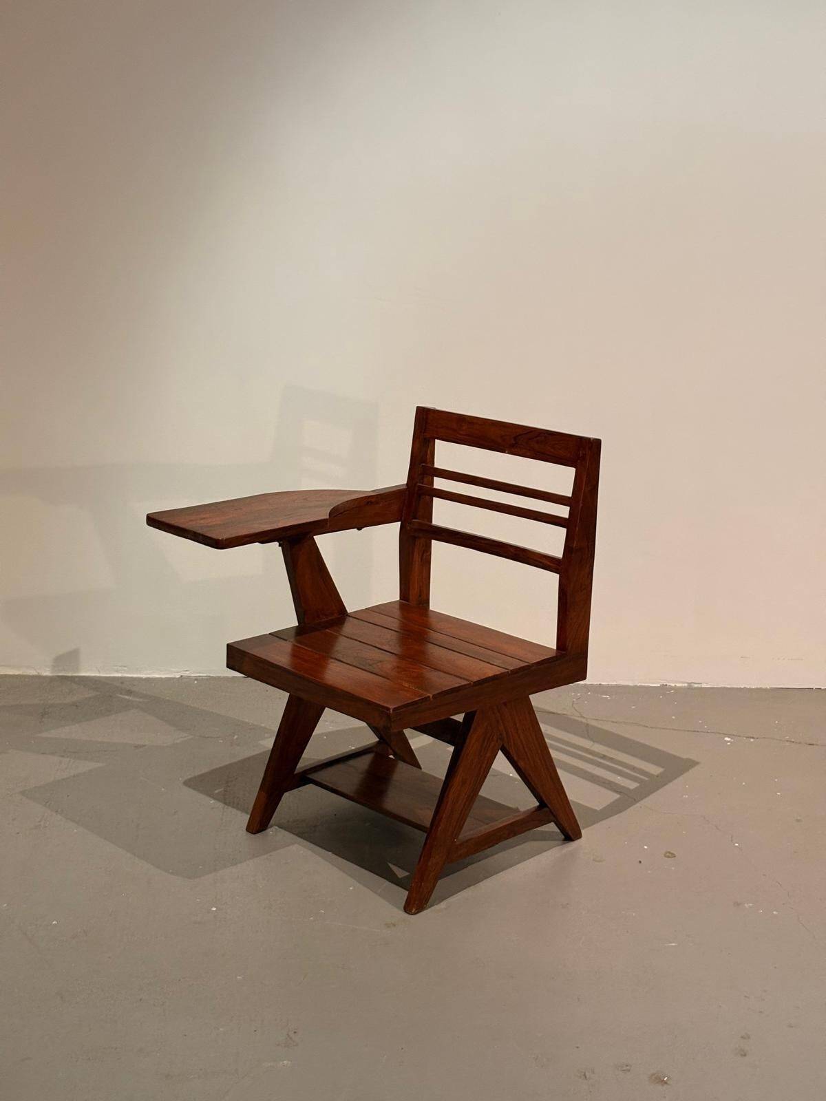 Pierre Jeanneret Original Armchair SI-26-C / Writing Chair, Mid-Century Modern