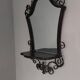 Vintage wrought iron entrance wall mirror
