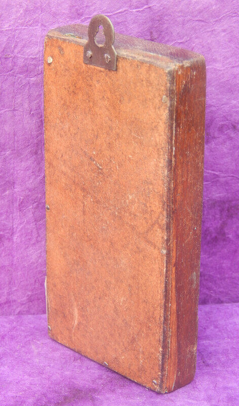 Mirror mural mini deco ancient teck blue skate 8x15cm