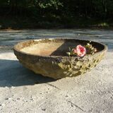 Large brutalist design garden planter bowl, germany 1960s