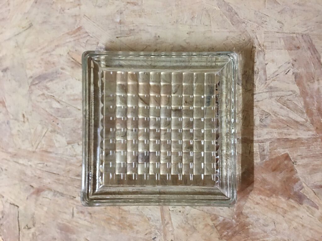 Ashtray in glass tile "Nevada"