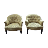 Yellow Napoleon Toad armchairs