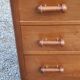 Vintage chest of drawers from the 50s solid oak 3 drawers