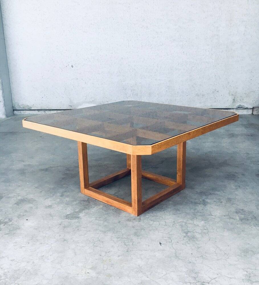 Postmodern Octagonal Square Dining Table, 1980s