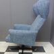 Blue Highback swivel chair 1960s