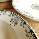 4 hollow plates model "Mignon" Sarreguemines