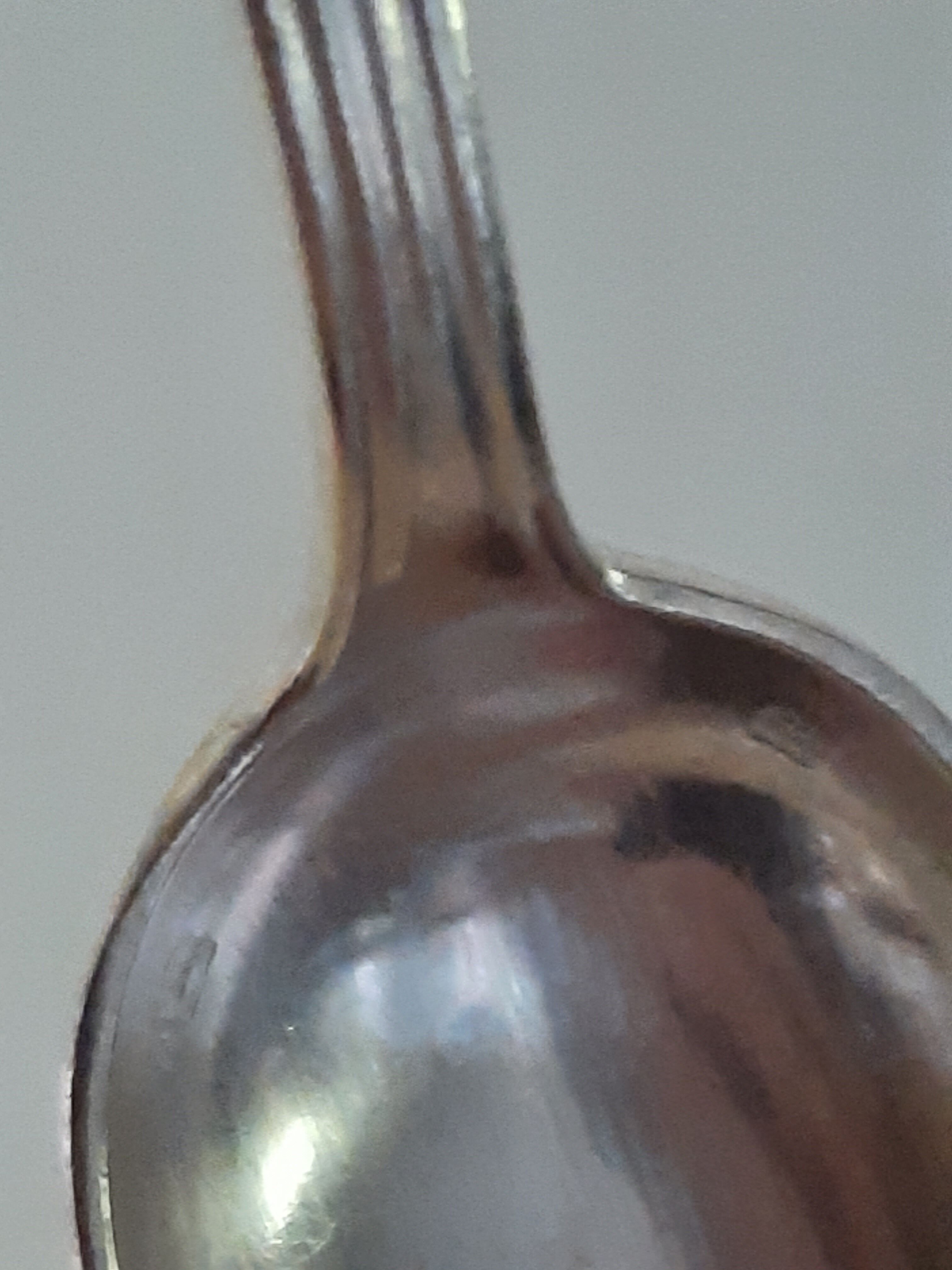 6 silver spoons Art Deco Sfam