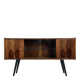 Vintage Polish bar cabinet in walnut veneer – 1960s