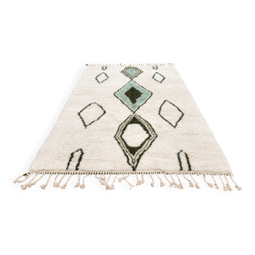 Authentic Beni Ouarain Rug 300x202 cm – Unbleached Wool