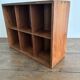 Vintage wall shelf in Scandinavian/Danish teak – 6 compartments – 1960s