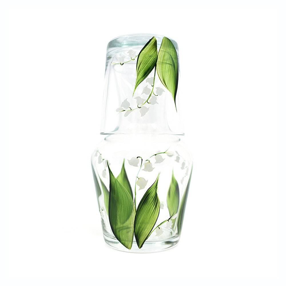 Lily of the Valley Carafe and Tumbler