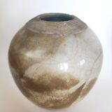 Signed Raku vase
