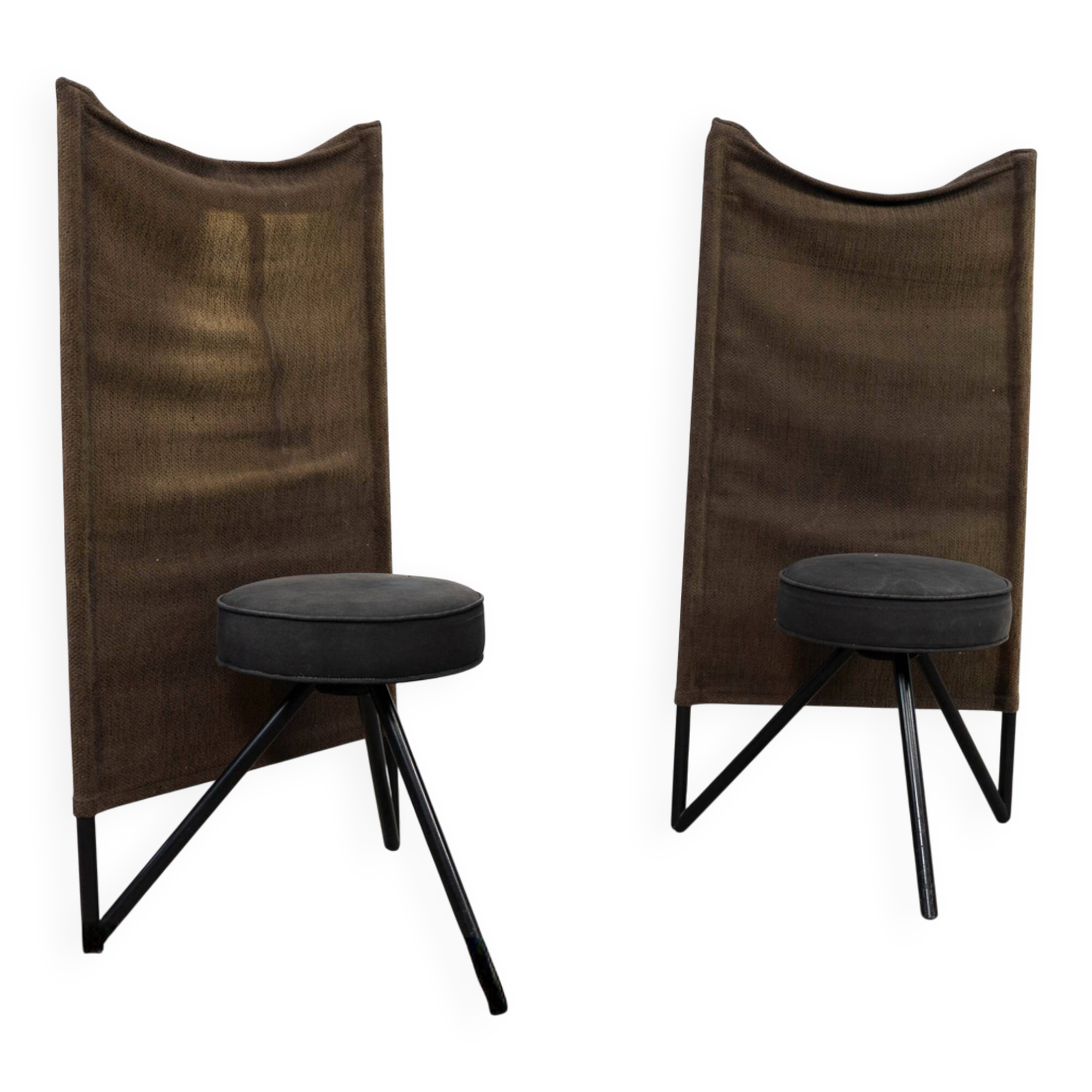 Set of two 1980's Miss Wirt chairs by Philippe Starck for Disform