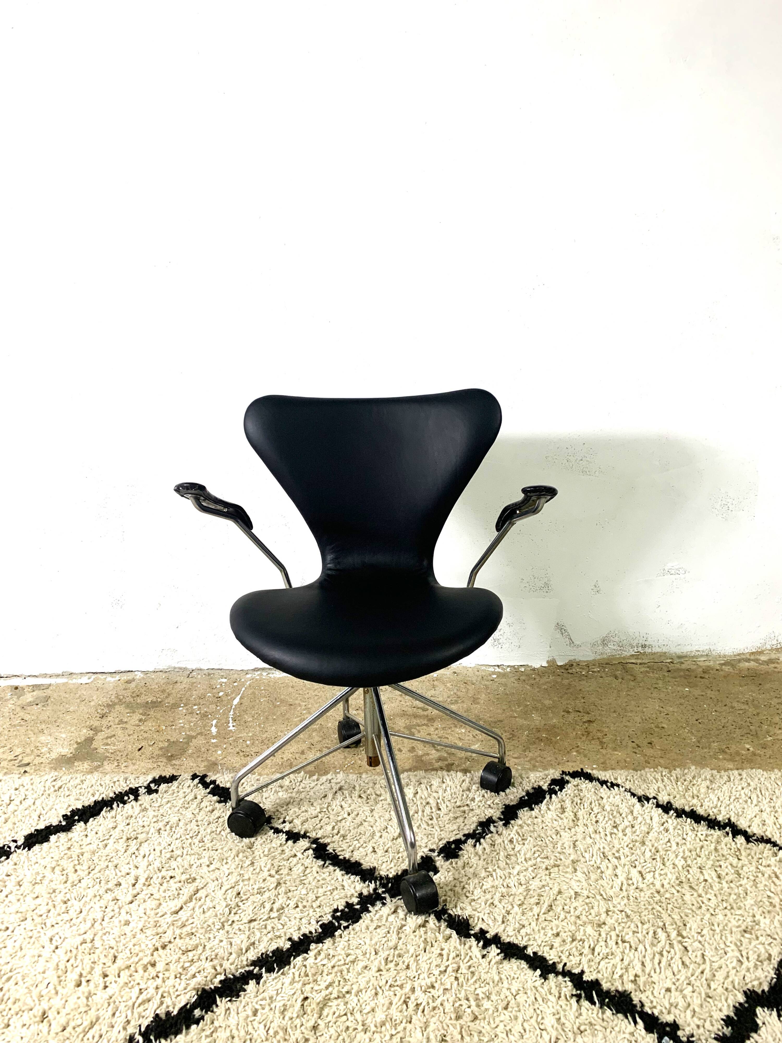 Seven Office Chair by Arne Jacobsen for Fritz Hansen, Denmark, 1960s