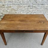 Solid wood farmhouse table 128 cm