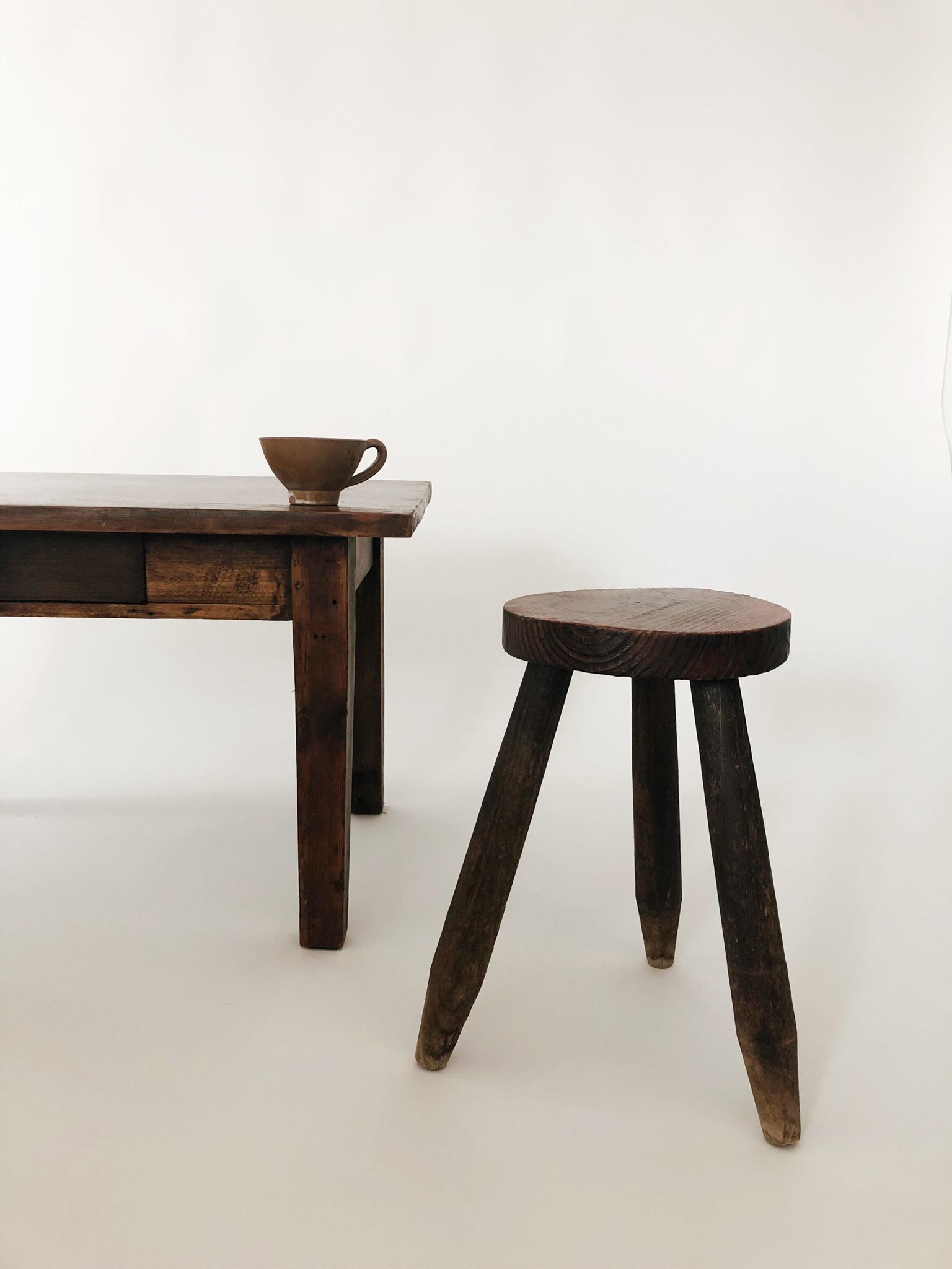 Old farm stab tripod