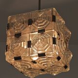 Pyramid chandelier by Jaroslav Bejvl for Preciosa, Kamenicky Senov 1967