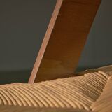 Set of 3 Italian Wooden Curved Backrest Chair