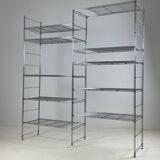 Étagère modulable en métal par niels gammelgaard, 1980s