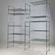 Modular metal shelving unit by Niels Gammelgaard, 1980s