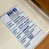 Three-seater alcantara canapé design by Tobia Scarpa for BB ITALIA vintage.