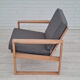 1970s, danish armchair, reupholstered, furniture wool, beech wood