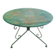 Wrought iron garden table