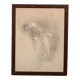 Charcoal drawing by Henry Bataille XXth couple of dancers