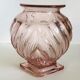 Art Deco glass vase Rosaline by Rudolf Schrötter for Inwald