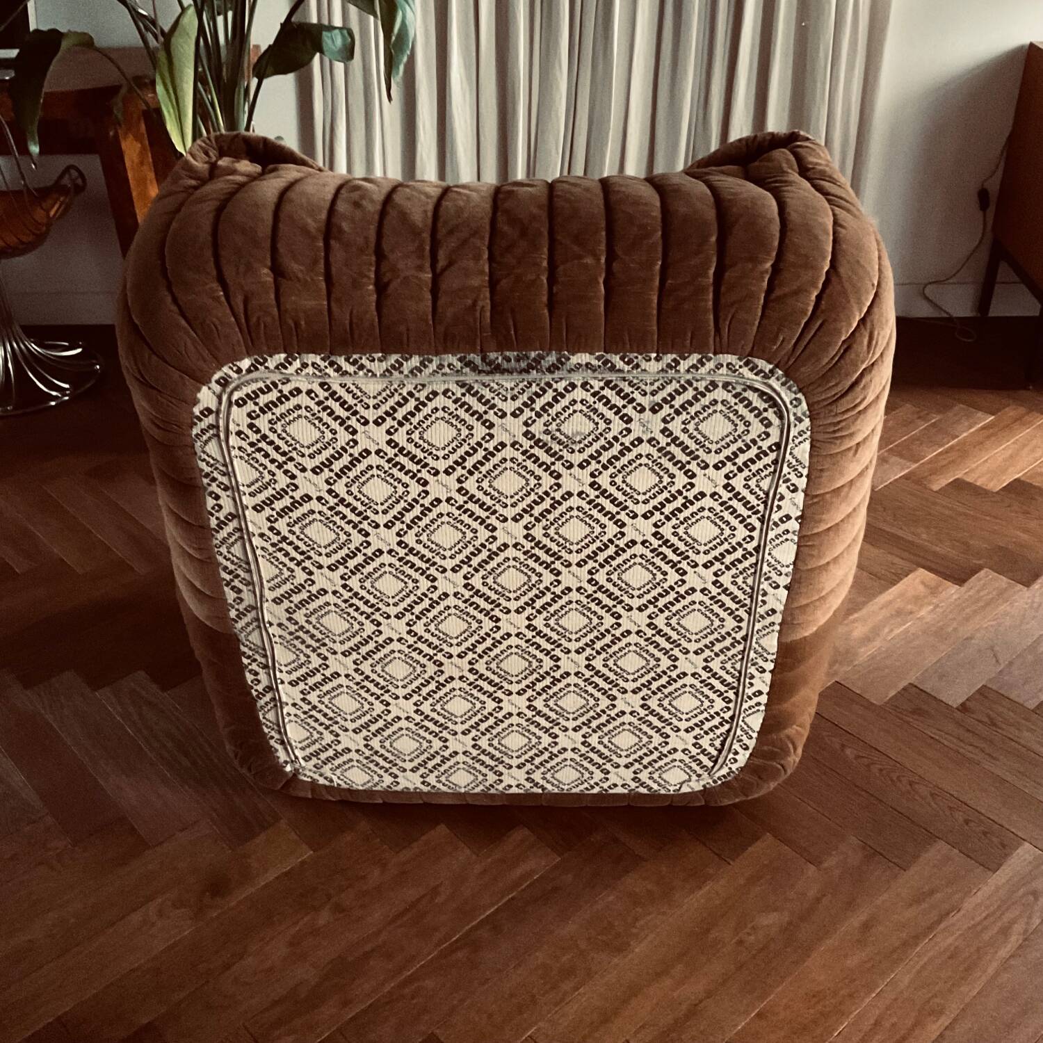 Vintage 1970s armchair Sandra by Annie Hieronimus for Cinna