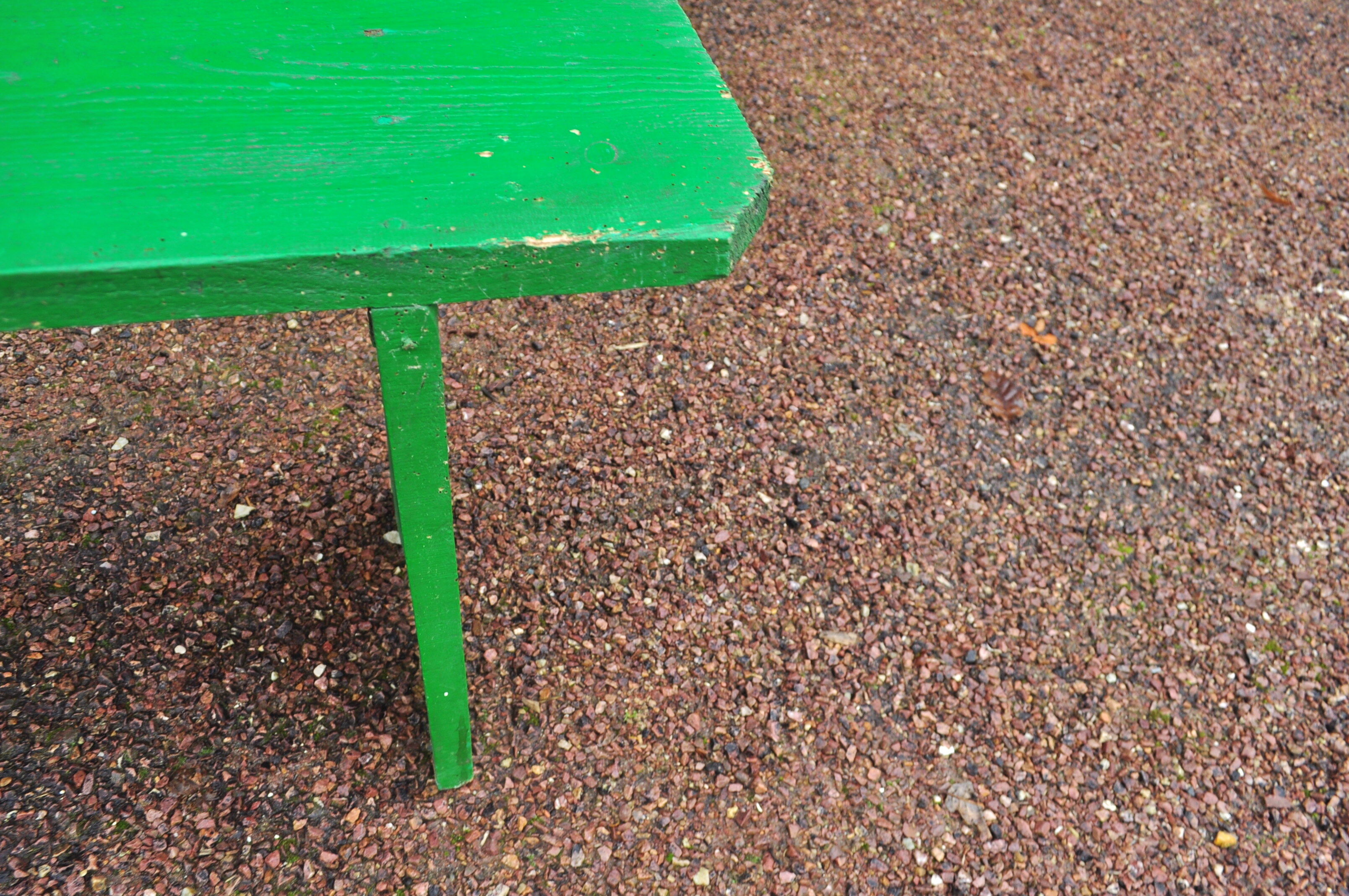 Green bench