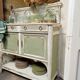 Patinated buffet service