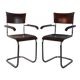 Paire de chaises Mücke Melder, Bauhaus Tchèque 1930s