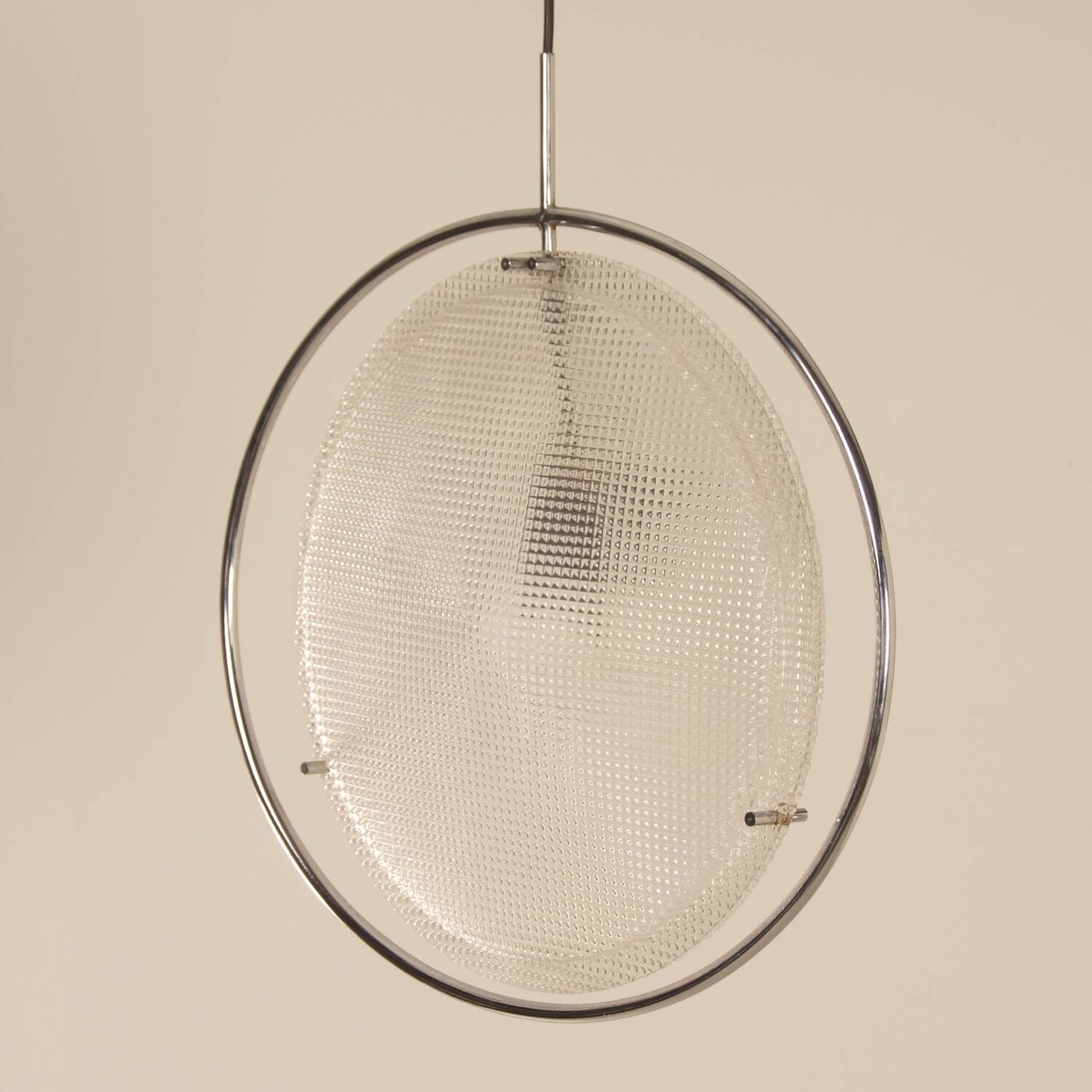 French Space Age Pendant Lamp, 1970s