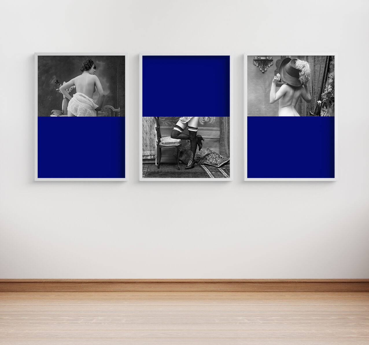 Vintage photography women cabaret 1930 - 3 x A4