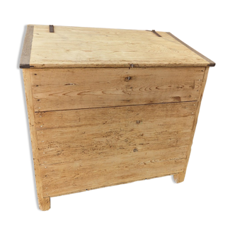 Raw wooden chest