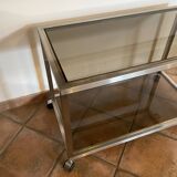 Coffee table, Roche Bobois console. 1970. 86x46.