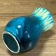 Vase ancien céramique émaillée bleu, blanc, signé Accolay XXème