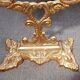 Tilting dressing table mirror, Napoleon III style, brass, mid-19th century.