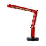 Vintage desk lamp Lucifer red by Tom Ahlström & Hans Ehrich p