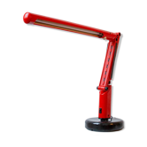 Lampe de bureau vintage Lucifer rouge par Tom Ahlström & Hans Ehrich p