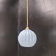 Clichy blue glass pendant light