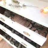 Commode tiroirs renovée