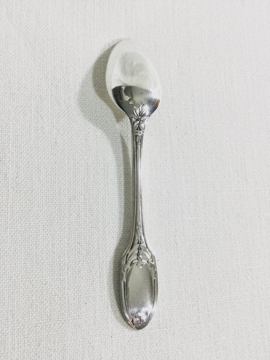 6 mocha spoons Christofle