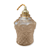 Moulded glass globe walking lamp