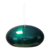 Top-class design lamp Model Medio in metal green colour (original) 1966. Jo Hammerborg Denmark
